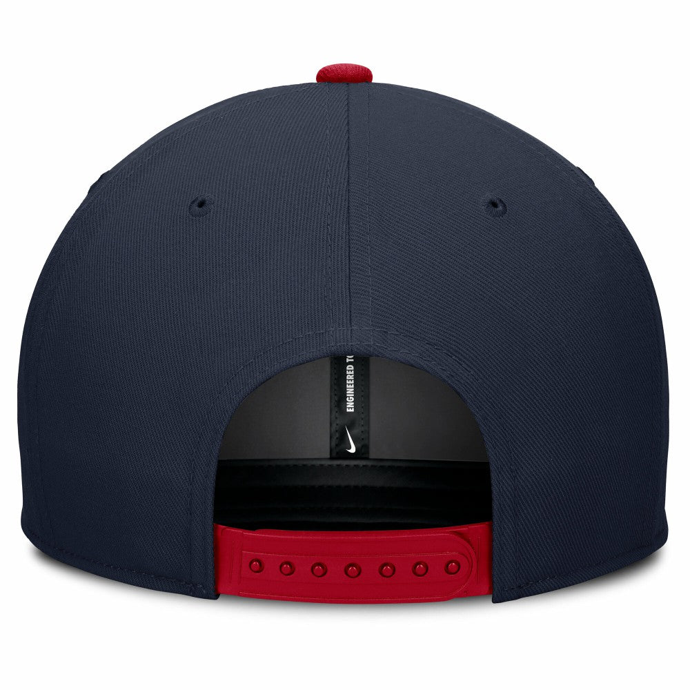 Cleveland Guardians Pro Performance Snapback Hat Navy/Red