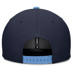 Tampa Bay Rays Pro Performance Snapback Hat Navy/Light Blue