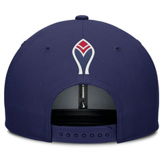 Atlanta Braves Pro Performance Snapback Hat Gray/Royal