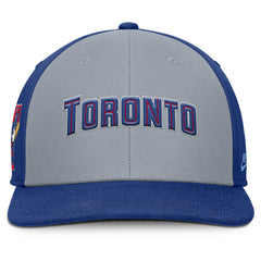 Toronto Blue Jays Pro Performance Snapback Hat Gray/Royal