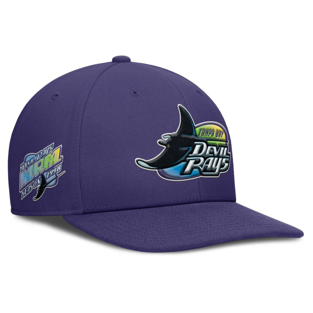 Tampa Bay Rays Pro Performance Snapback Hat Purple