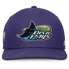 Tampa Bay Rays Pro Performance Snapback Hat Purple