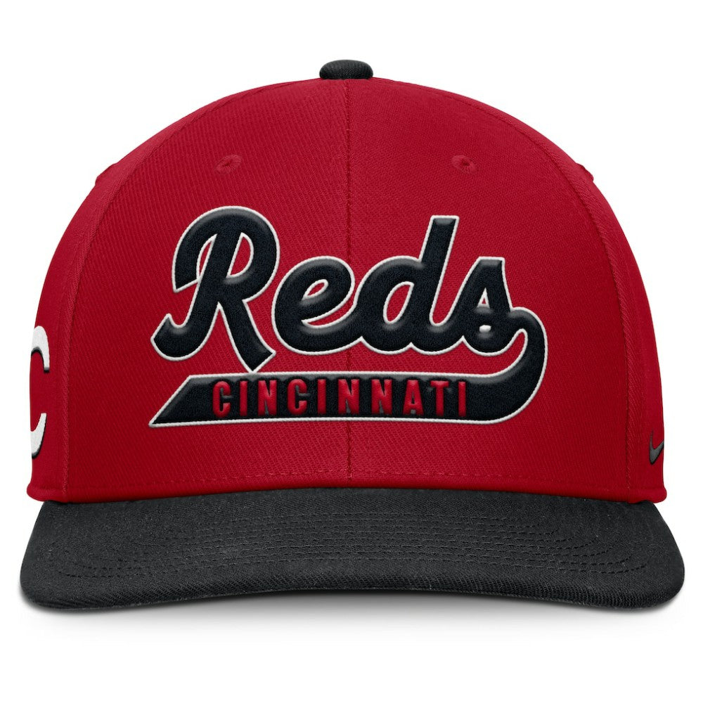 Cincinnati Reds Pro Performance Snapback Hat Red/Black