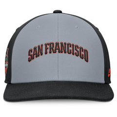 San Francisco Giants Pro Performance Snapback Hat Gray/Black