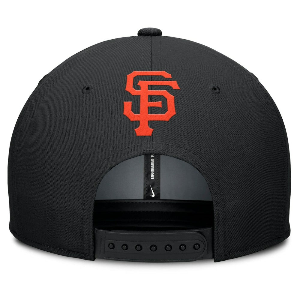 San Francisco Giants Pro Performance Snapback Hat Gray/Black
