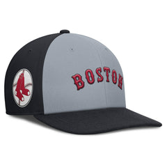 Boston Red Sox Pro Performance Snapback Hat Gray/Navy