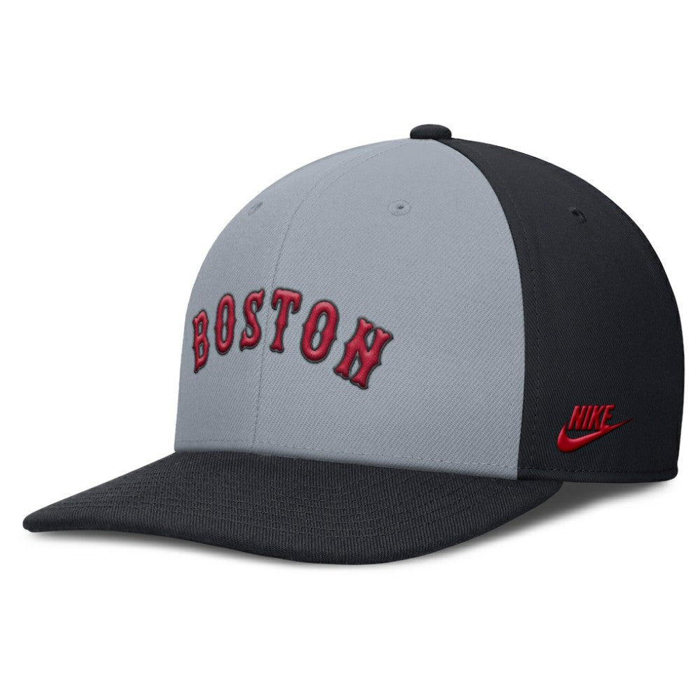 Boston Red Sox Pro Performance Snapback Hat Gray/Navy