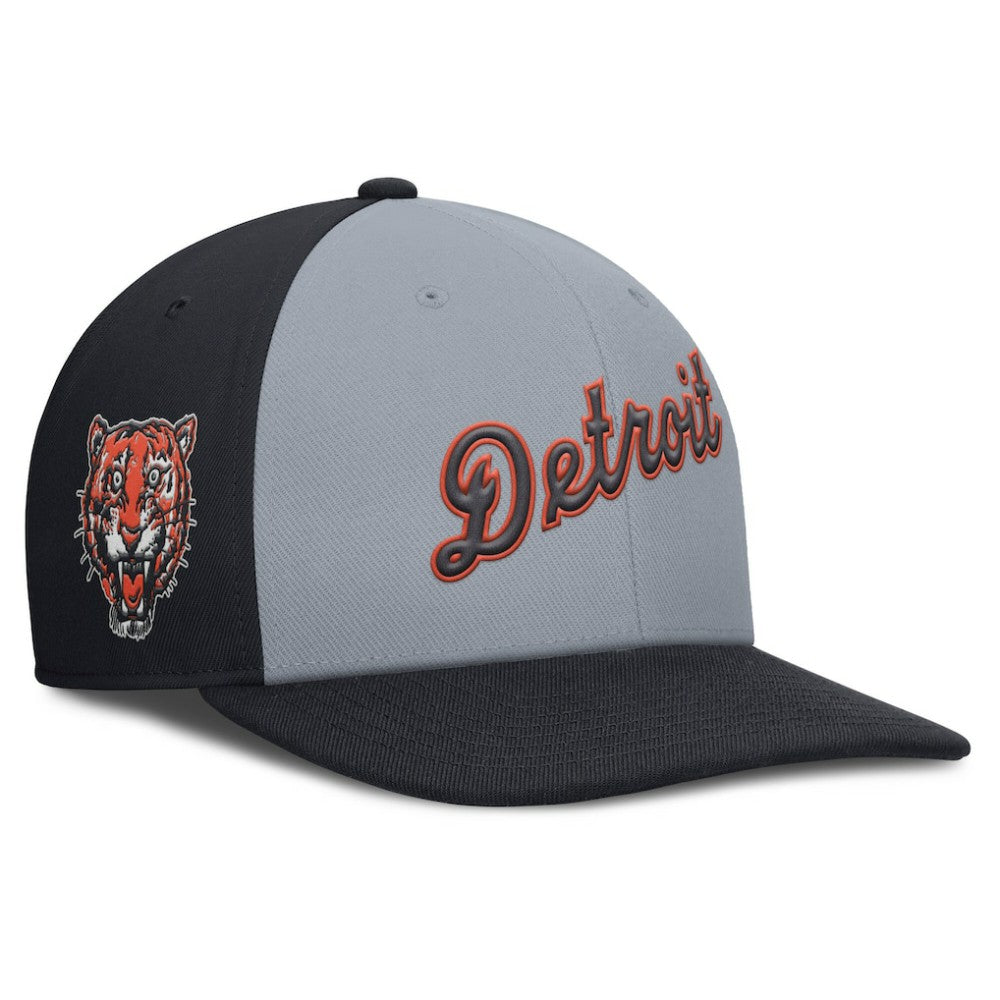 Detroit Tigers Pro Performance Snapback Hat Gray/Navy