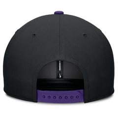 Colorado Rockies Pro Performance Snapback Hat Black/Purple