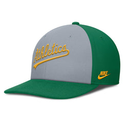Athletics Pro Performance Snapback Hat Gray/Green