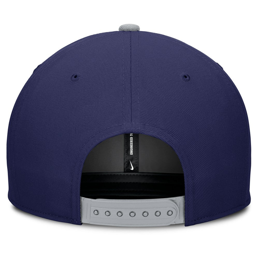 Los Angeles Dodgers Pro Performance Snapback Hat Navy/Gray