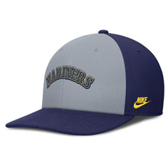 Seattle Mariners Pro Performance Snapback Hat Gray/Navy