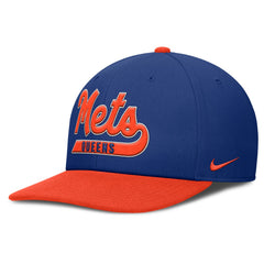 New York Mets Pro Performance Snapback Hat Royal/Orange
