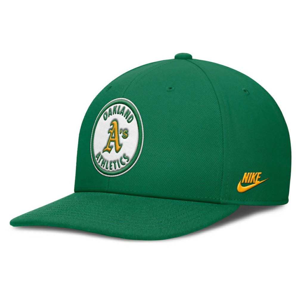 Athletics Pro Performance Snapback Hat Green