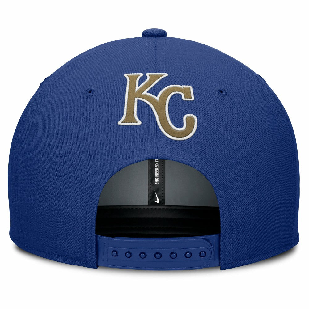 Kansas City Royals Pro Performance Snapback Hat Gray/Royal
