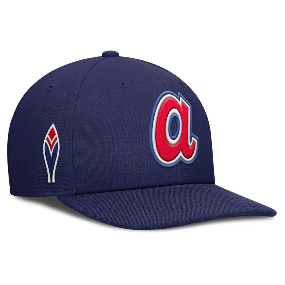 Atlanta Braves Pro Performance Snapback Hat Navy