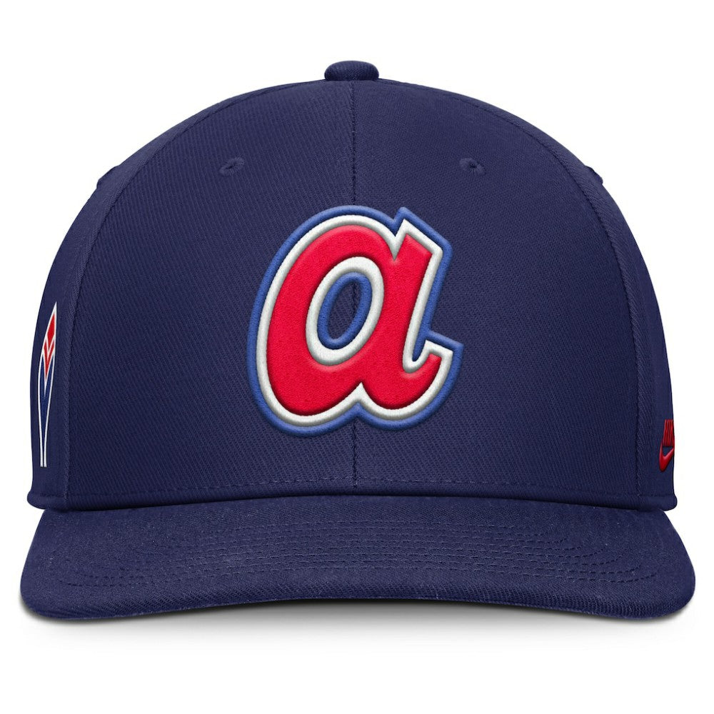 Atlanta Braves Pro Performance Snapback Hat Navy