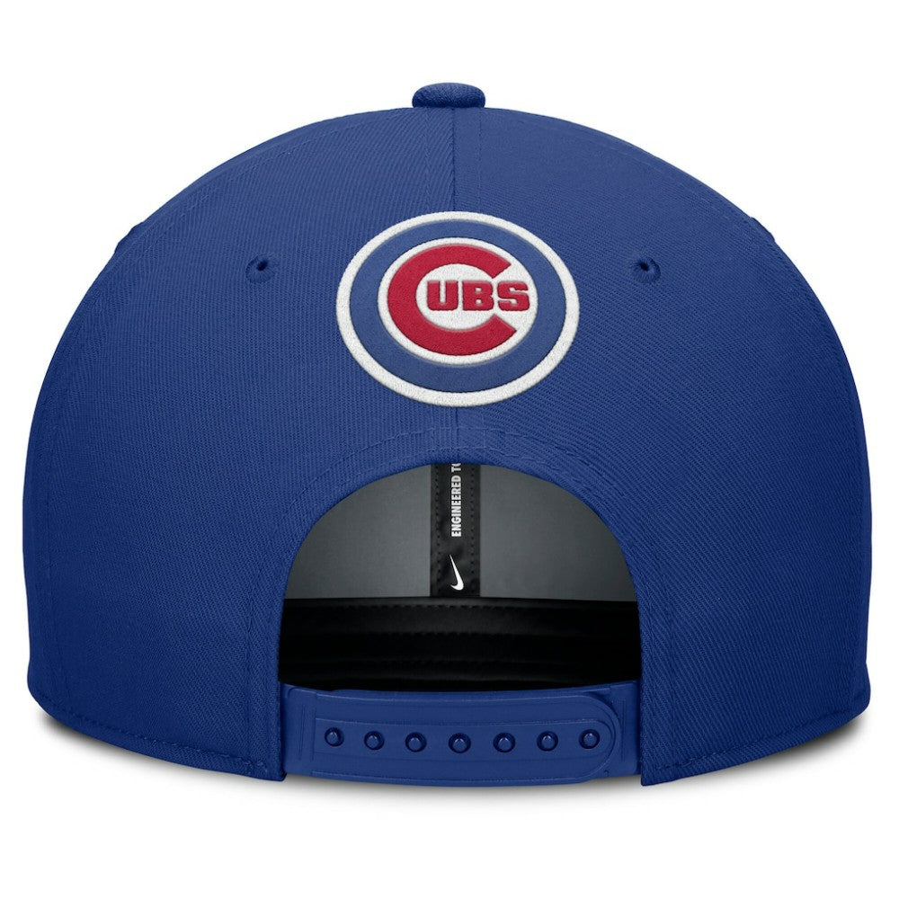Chicago Cubs Pro Performance Snapback Hat Gray/Royal