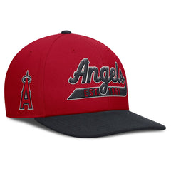 Los Angeles Angels Pro Performance Snapback Hat Red/Navy
