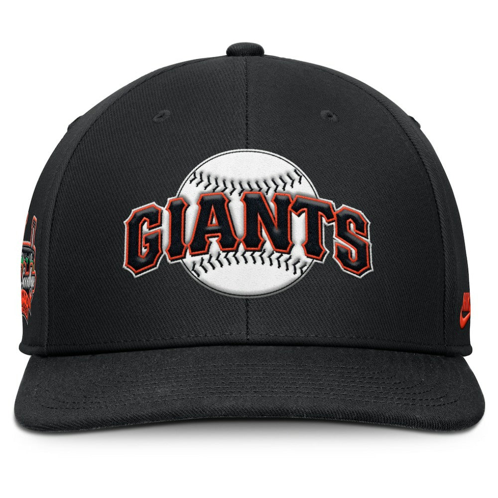 San Francisco Giants Pro Performance Snapback Hat Black