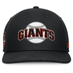 San Francisco Giants Pro Performance Snapback Hat Black