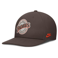 San Diego Padres Pro Performance Snapback Hat Brown