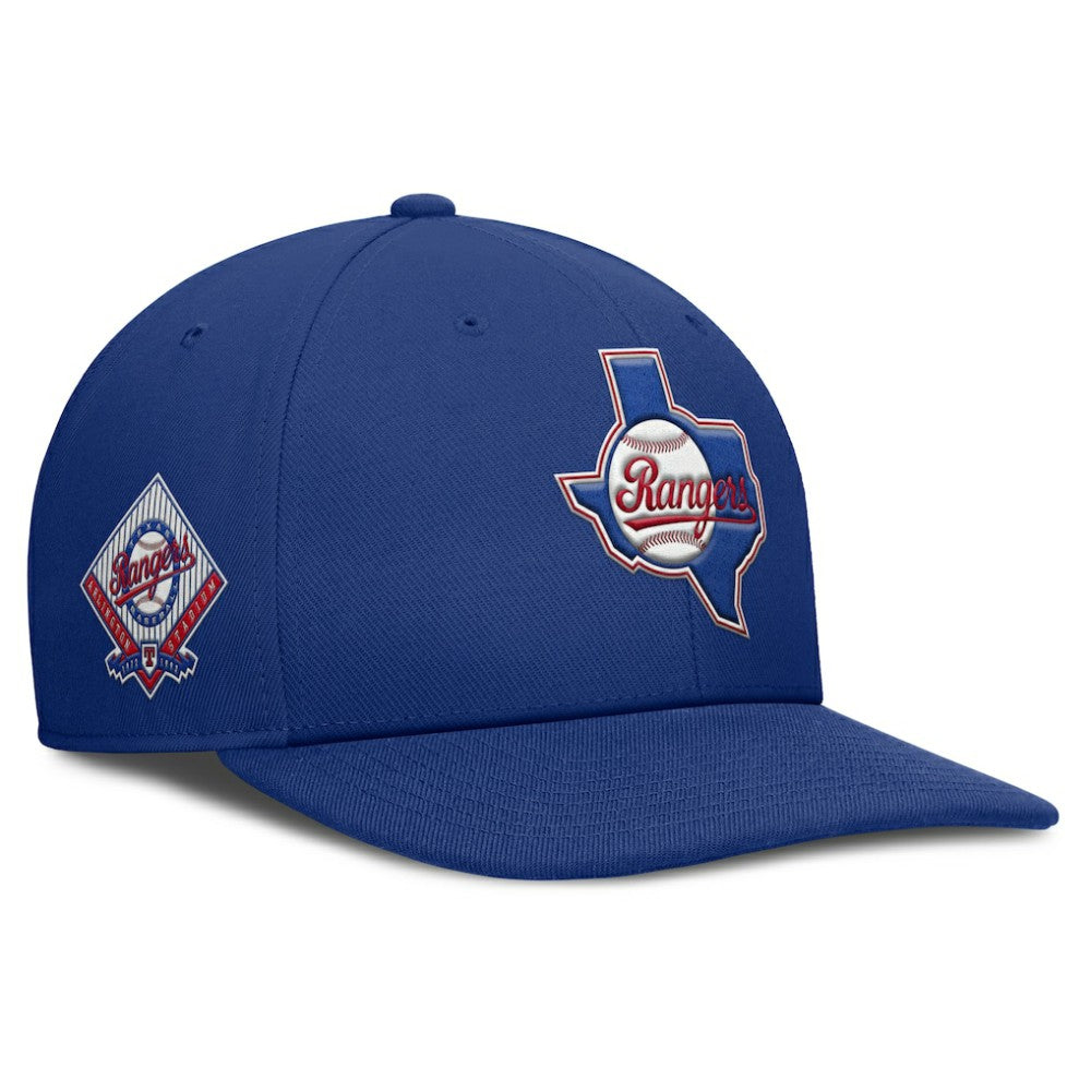Texas Rangers Pro Performance Snapback Hat Royal