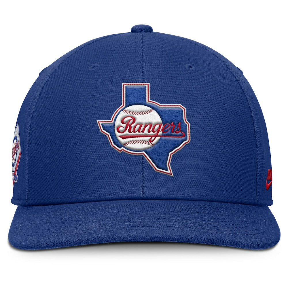 Texas Rangers Pro Performance Snapback Hat Royal