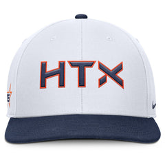 Houston Astros 2025 City Connect Pro Performance Snapback Hat White/Navy