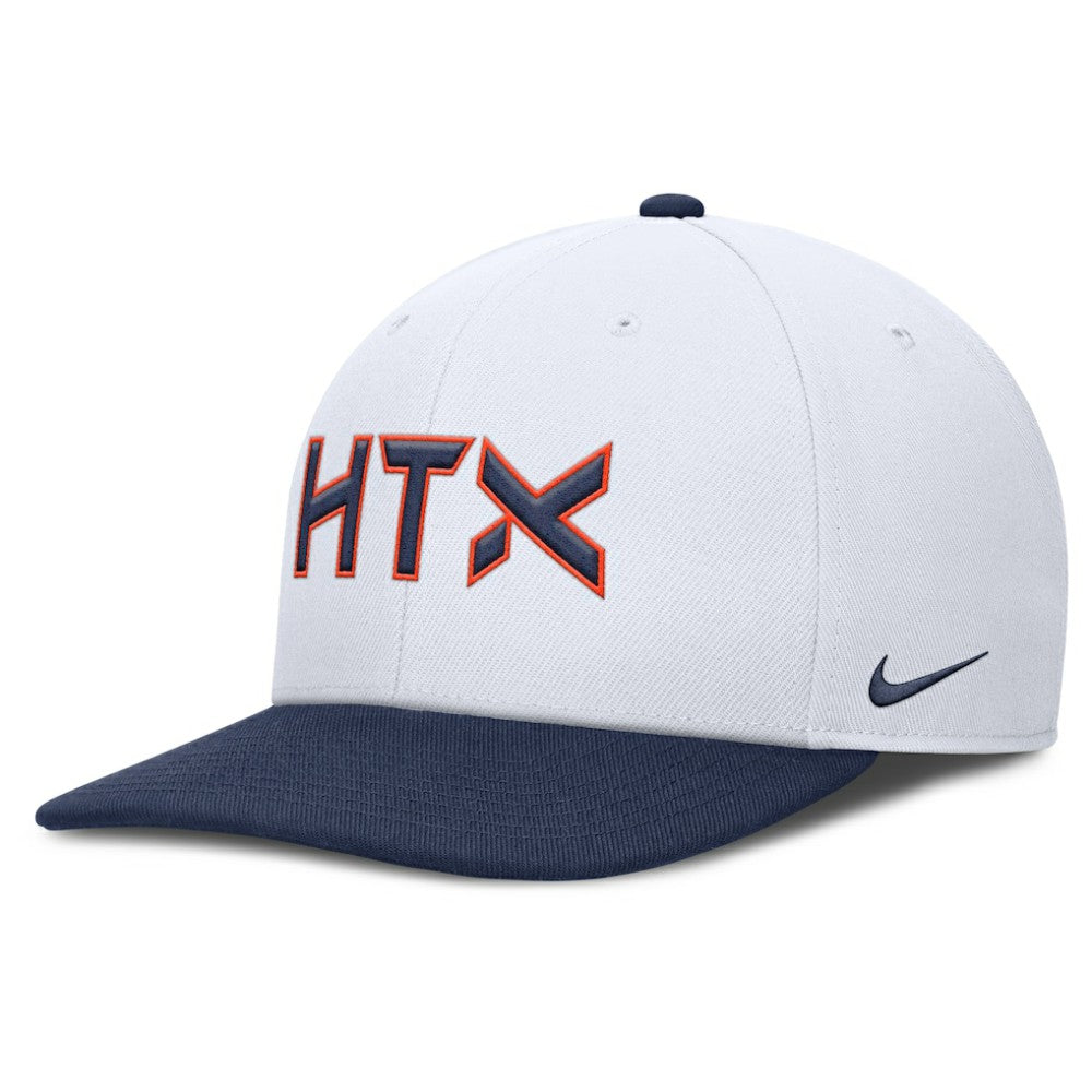 Houston Astros 2025 City Connect Pro Performance Snapback Hat White/Navy