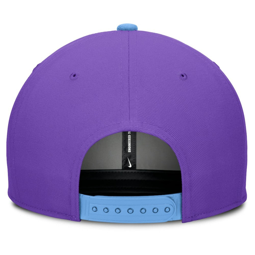Colorado Rockies 2025 City Connect Pro Performance Snapback Hat Purple/Light Blue