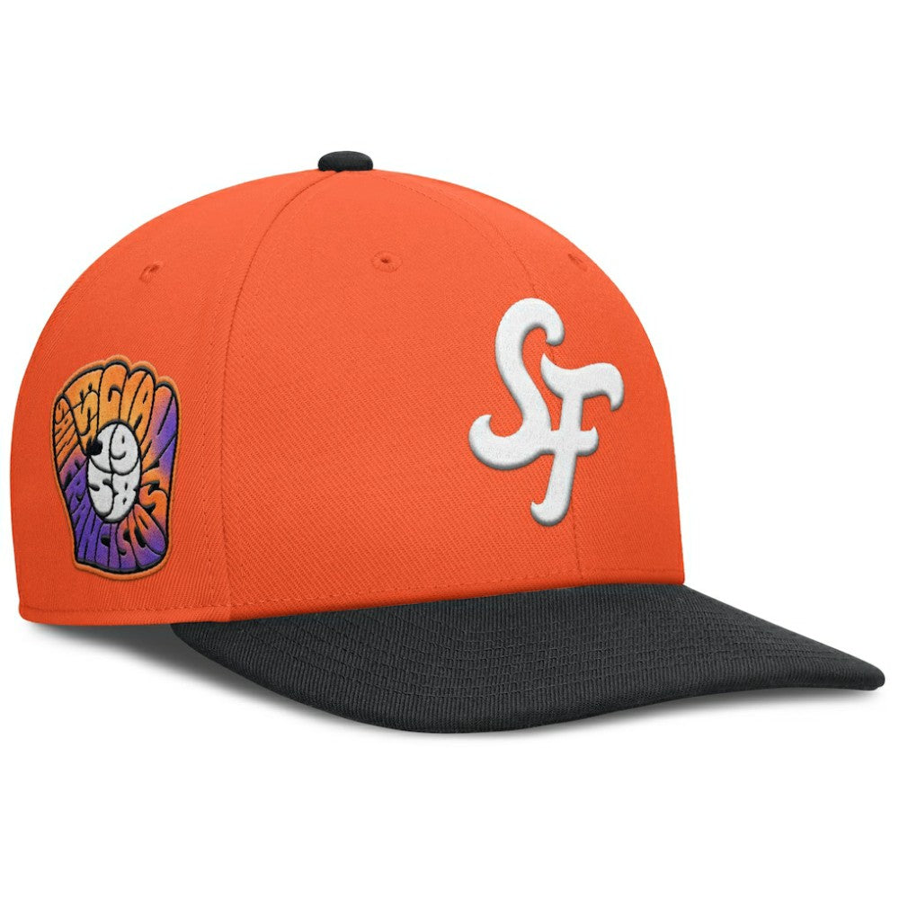 San Francisco Giants 2025 City Connect Pro Performance Snapback Hat Orange