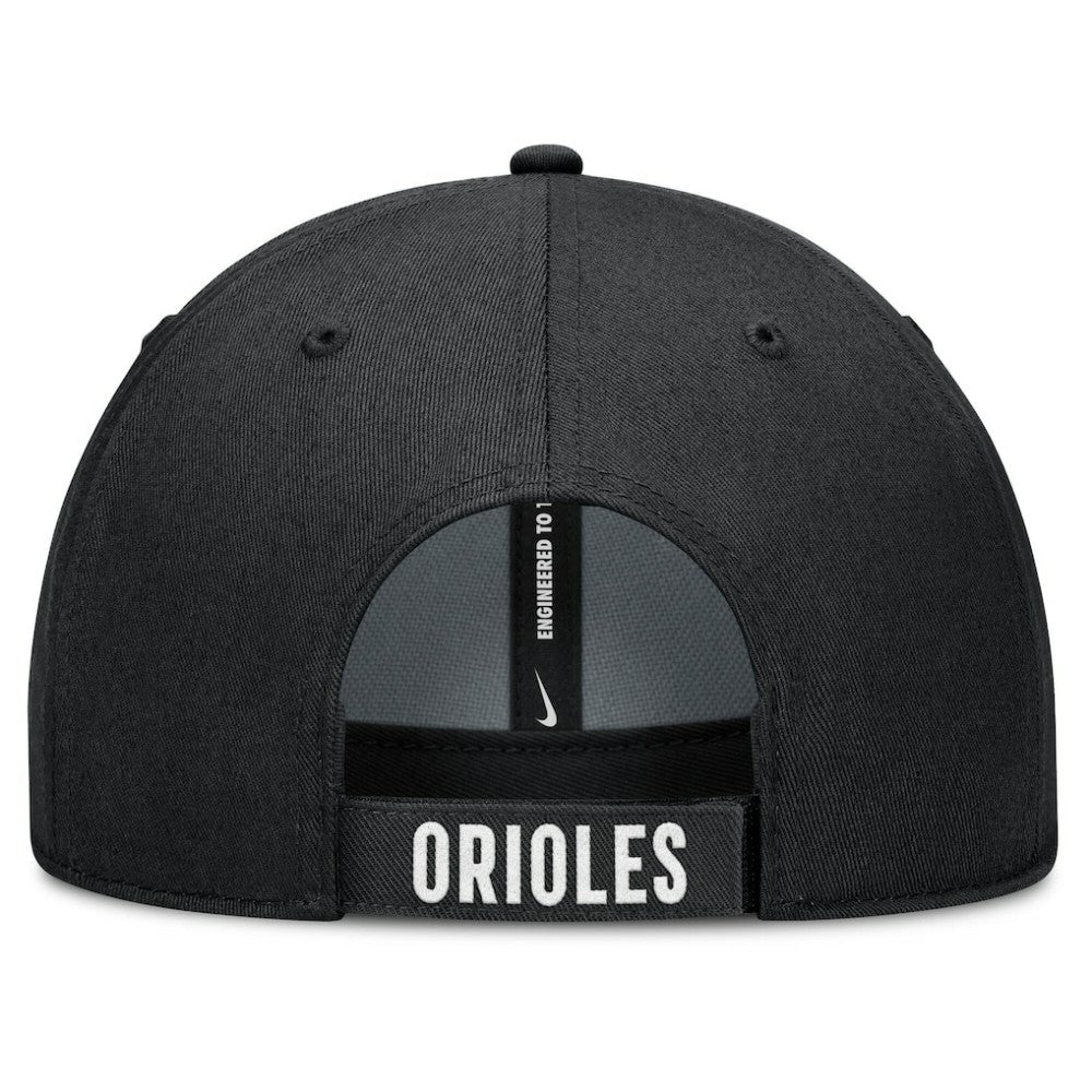 Baltimore Orioles Club Performance Adjustable Hat White/Black