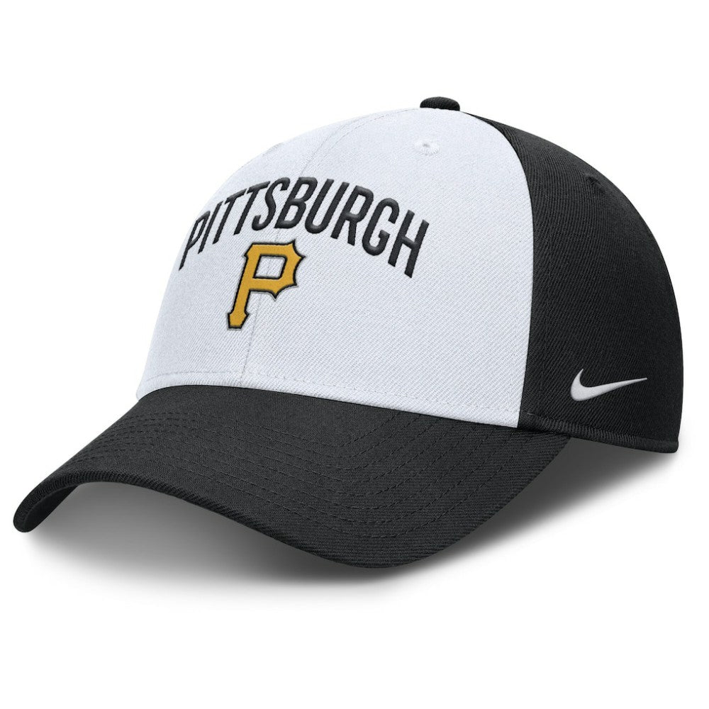 Pittsburgh Pirates Club Performance Adjustable Hat White/Black