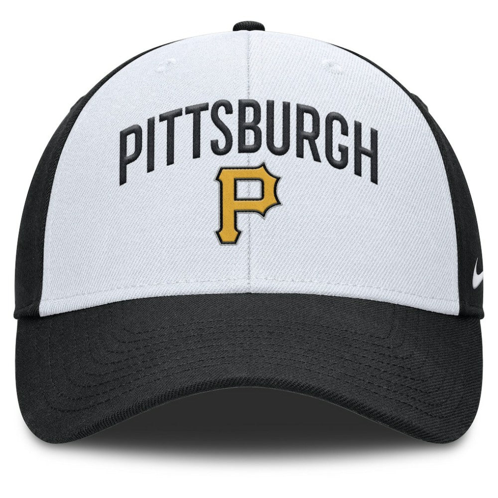 Pittsburgh Pirates Club Performance Adjustable Hat White/Black