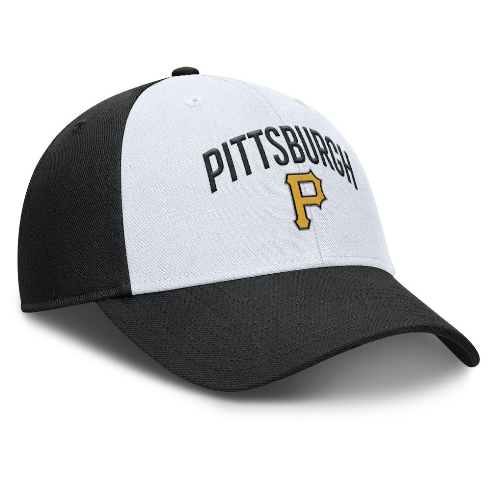 Pittsburgh Pirates Club Performance Adjustable Hat White/Black