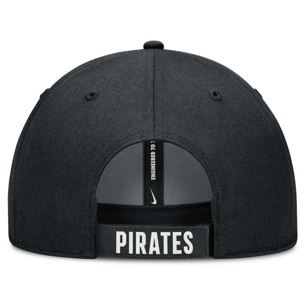 Pittsburgh Pirates Club Performance Adjustable Hat White/Black