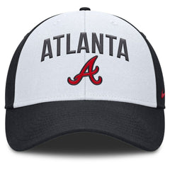 Atlanta Braves Club Performance Adjustable Hat White/Navy