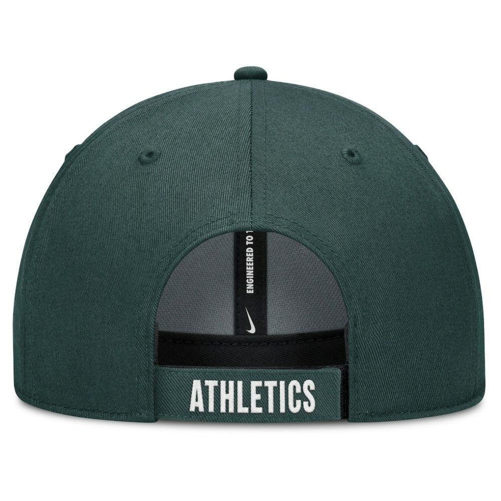 Athletics Club Performance Adjustable Hat White/Green