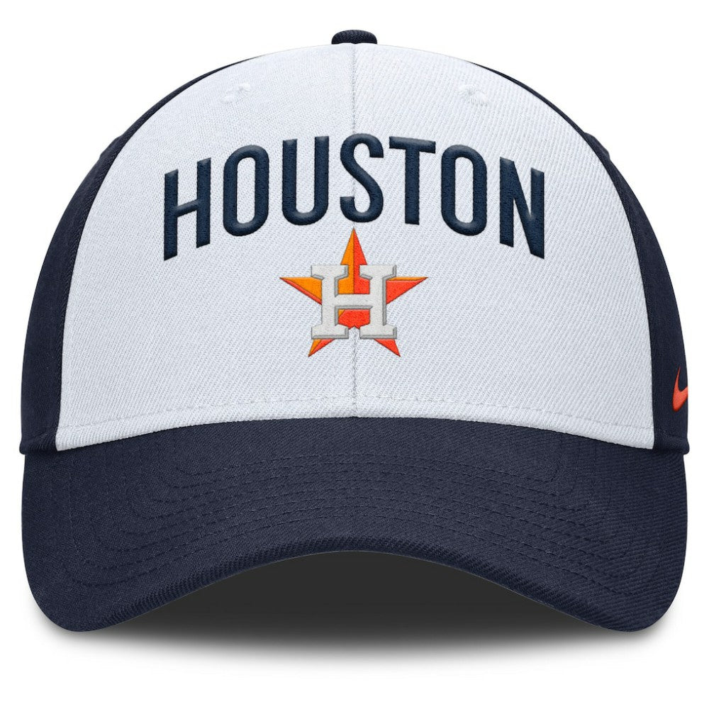 Houston Astros Club Performance Adjustable Hat White/Navy