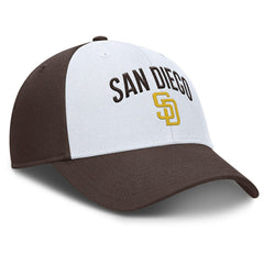 San Diego Padres Club Performance Adjustable Hat White/Brown