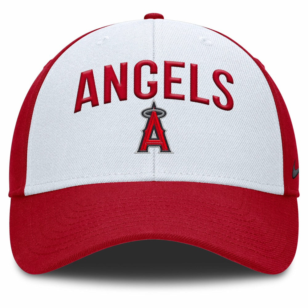 Los Angeles Angels Club Performance Adjustable Hat White/Red