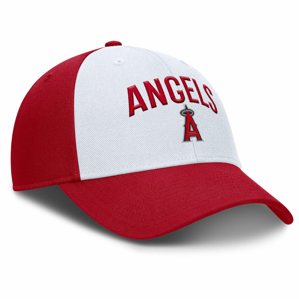 Los Angeles Angels Club Performance Adjustable Hat White/Red