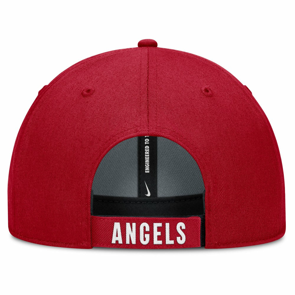 Los Angeles Angels Club Performance Adjustable Hat White/Red