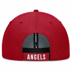 Los Angeles Angels Club Performance Adjustable Hat White/Red
