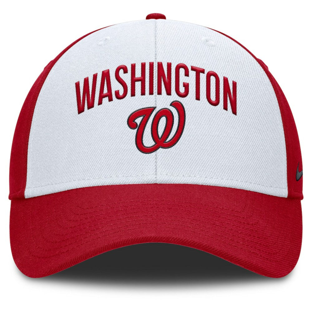 Washington Nationals Club Performance Adjustable Hat White/Red