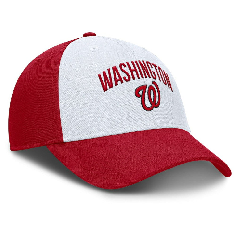 Washington Nationals Club Performance Adjustable Hat White/Red