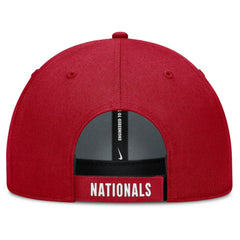 Washington Nationals Club Performance Adjustable Hat White/Red