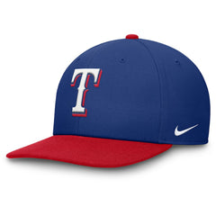 Texas Rangers Pro Performance Snapback Hat Royal/Red