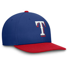 Texas Rangers Pro Performance Snapback Hat Royal/Red